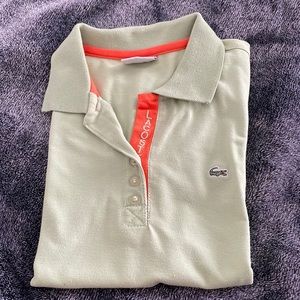 Apple green color top 🍏 with orange 🍊 detail design.